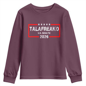 Talafreako U.S. Senate 2026 Youth Sweatshirt James Talarico Voter Political Supporter