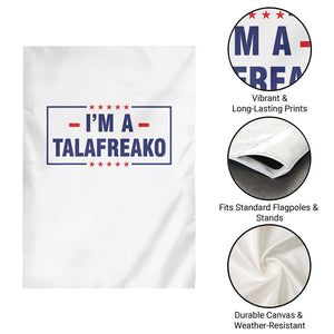 I'm A Talafreako Patriotic Voter Garden Flag James Talarico Political Supporter Stars Election Box