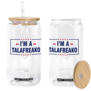 I'm A Talafreako Patriotic Voter Glass Can James Talarico Political Supporter Stars Election Box