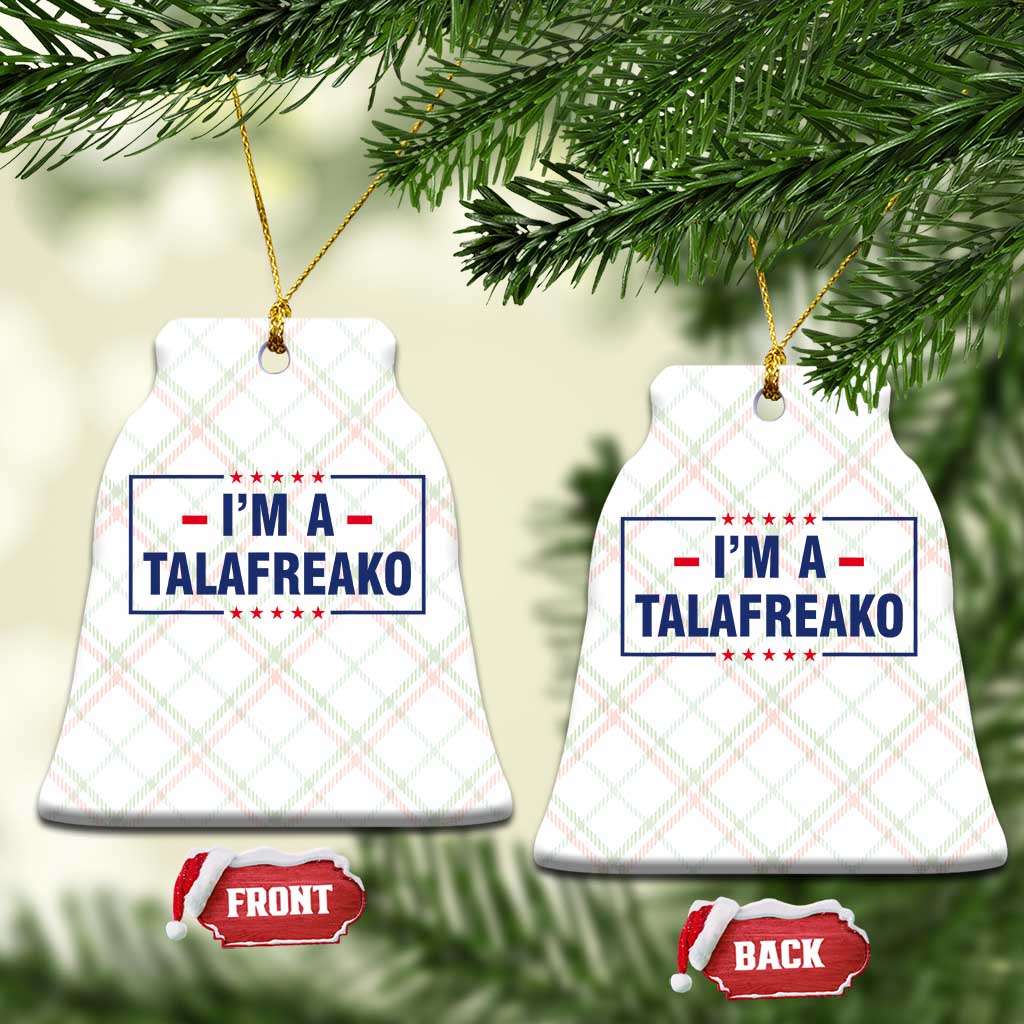I'm A Talafreako Patriotic Voter Ceramic Ornament James Talarico Political Supporter Stars Election Box
