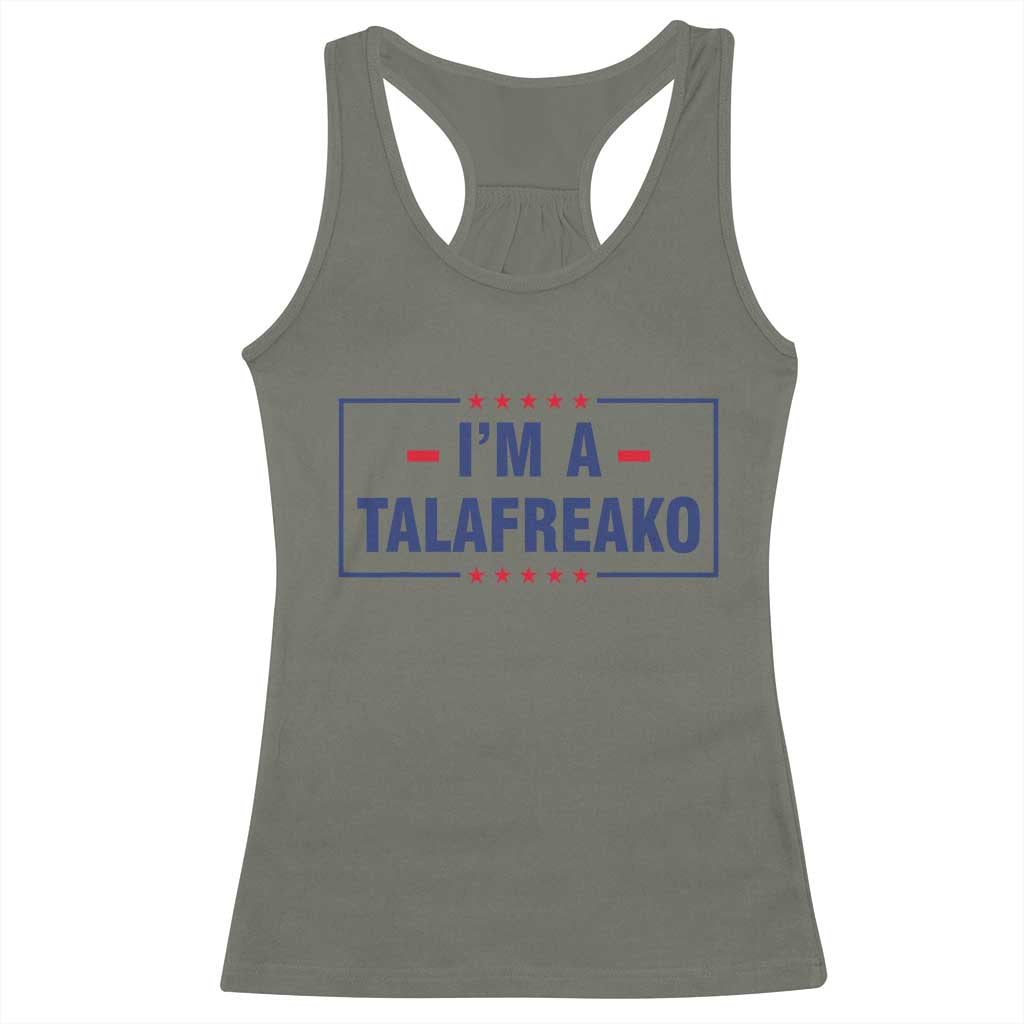 I'm A Talafreako Patriotic Voter Racerback Tank Top James Talarico Political Supporter Stars Election Box