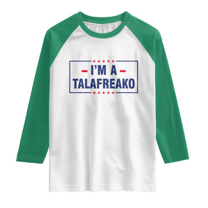 I'm A Talafreako Patriotic Voter Raglan Shirt James Talarico Political Supporter Stars Election Box
