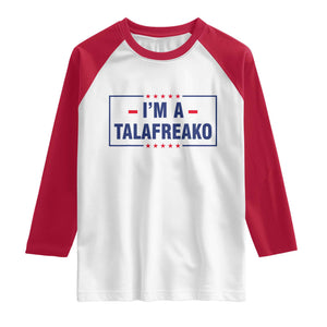 I'm A Talafreako Patriotic Voter Raglan Shirt James Talarico Political Supporter Stars Election Box