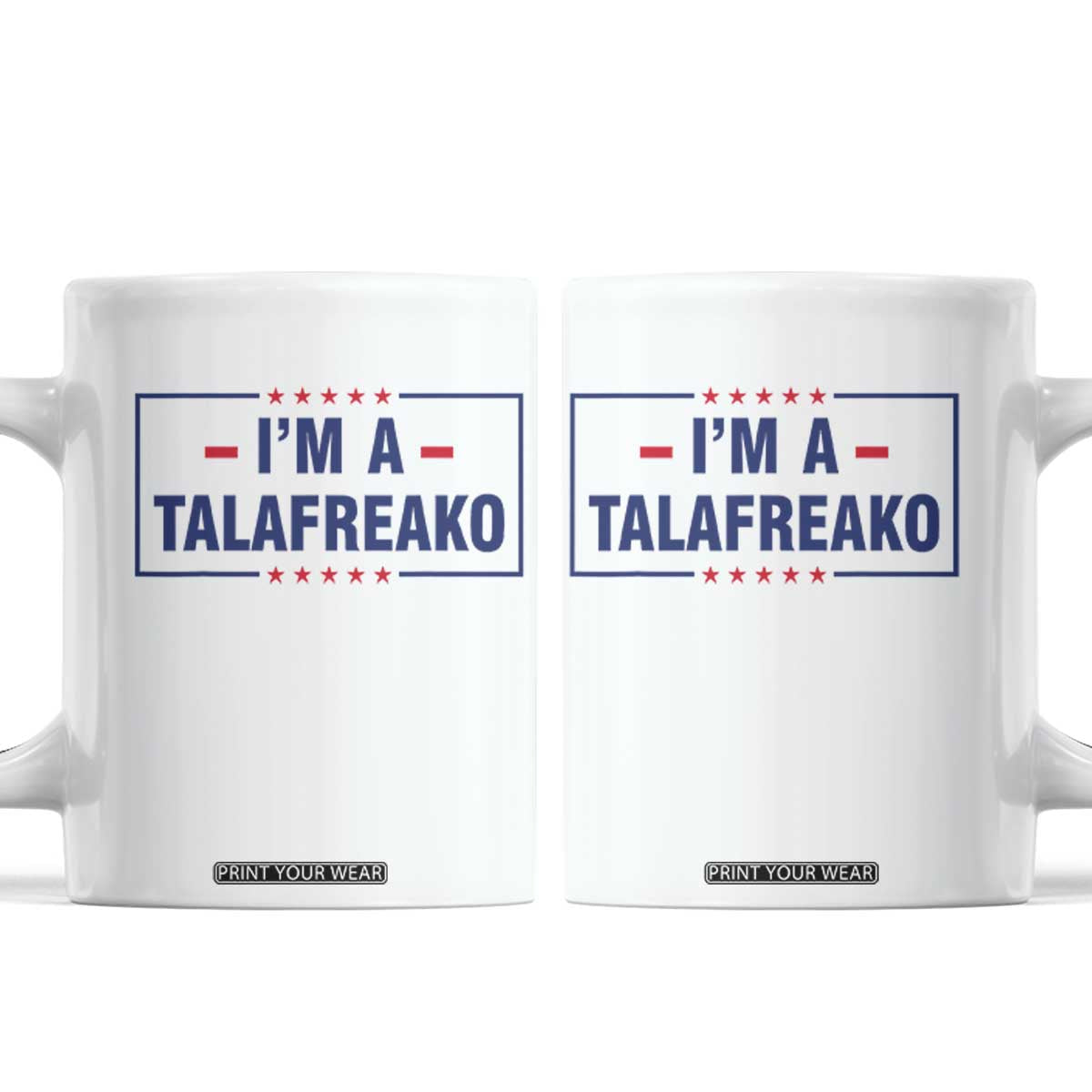 I'm A Talafreako Patriotic Voter Coffee Mug James Talarico Political Supporter Stars Election Box