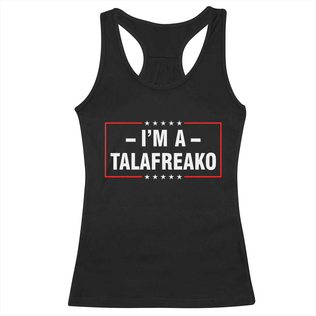 I'm A Talafreako Patriotic Voter Racerback Tank Top James Talarico Political Supporter Election Box Graphic TS02 Black Print Your Wear