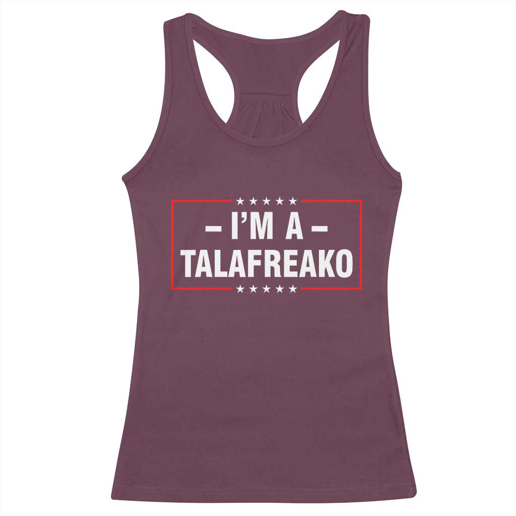 I'm A Talafreako Patriotic Voter Racerback Tank Top James Talarico Political Supporter Election Box Graphic