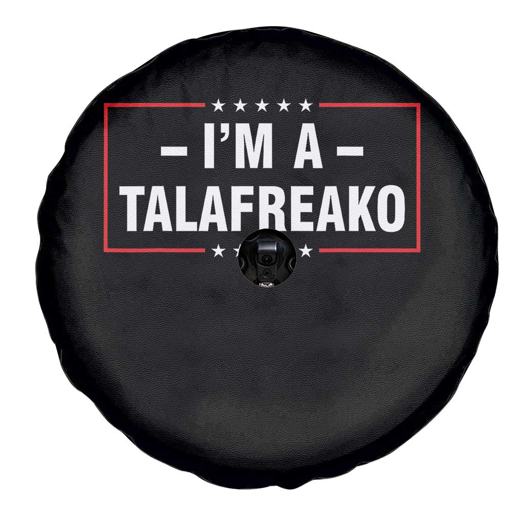I'm A Talafreako Patriotic Voter Spare Tire Cover James Talarico Political Supporter Election Box Graphic