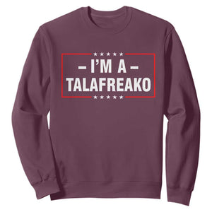 I'm A Talafreako Patriotic Voter Sweatshirt James Talarico Political Supporter Election Box Graphic