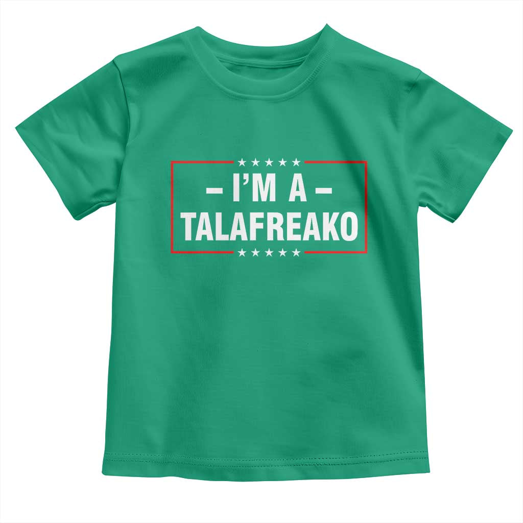I'm A Talafreako Patriotic Voter Toddler T Shirt James Talarico Political Supporter Election Box Graphic