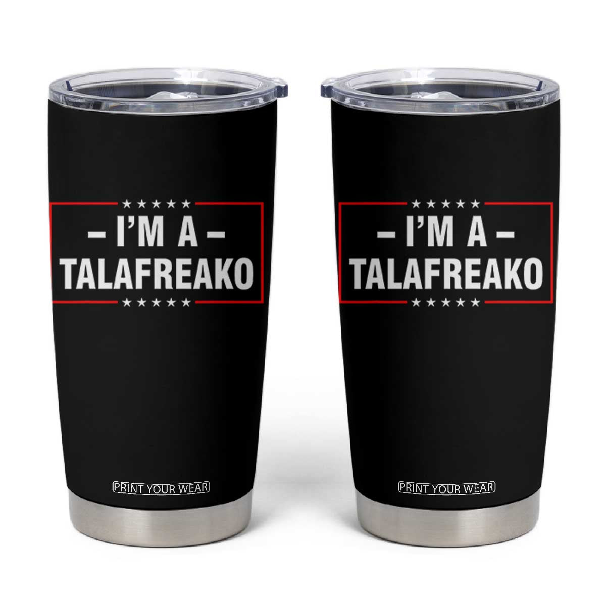 I'm A Talafreako Patriotic Voter Tumbler Cup James Talarico Political Supporter Election Box Graphic
