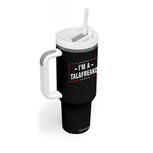 I'm A Talafreako Patriotic Voter Tumbler With Handle James Talarico Political Supporter Election Box Graphic