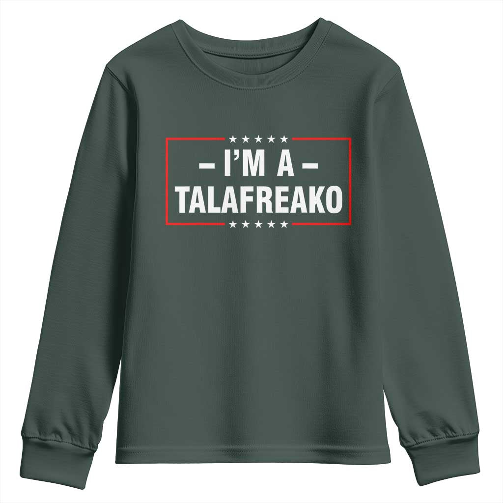 I'm A Talafreako Patriotic Voter Youth Sweatshirt James Talarico Political Supporter Election Box Graphic