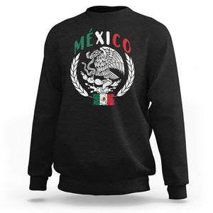 Mexican Flag Eagle Sweatshirt Viva Mexico Latino Hispanic Heritage TS02 Black Printyourwear