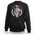 Mexican Flag Eagle Sweatshirt Viva Mexico Latino Hispanic Heritage TS02 Black Printyourwear