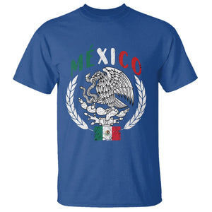 Mexican Flag Eagle T Shirt Viva Mexico Latino Hispanic Heritage TS02 Royal Blue Printyourwear