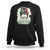 Mexican Girl Sweatshirt Proud Of My Roots Orgulloso Mexicana Messy Bun Latina Hispanic TS02 Black Printyourwear