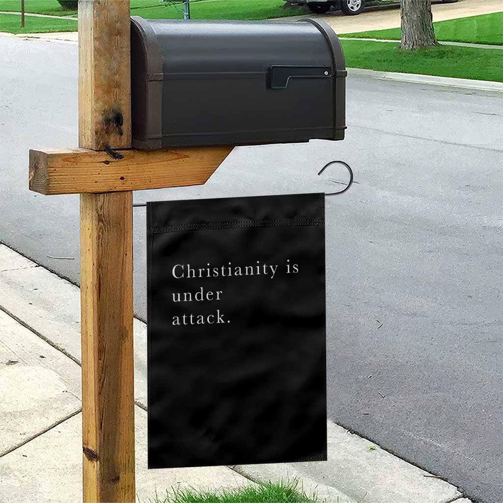 Christianity Is Under Attack Garden Flag Pray for Grand Blanc Michigan Faith Support TS02 Print Your Wear