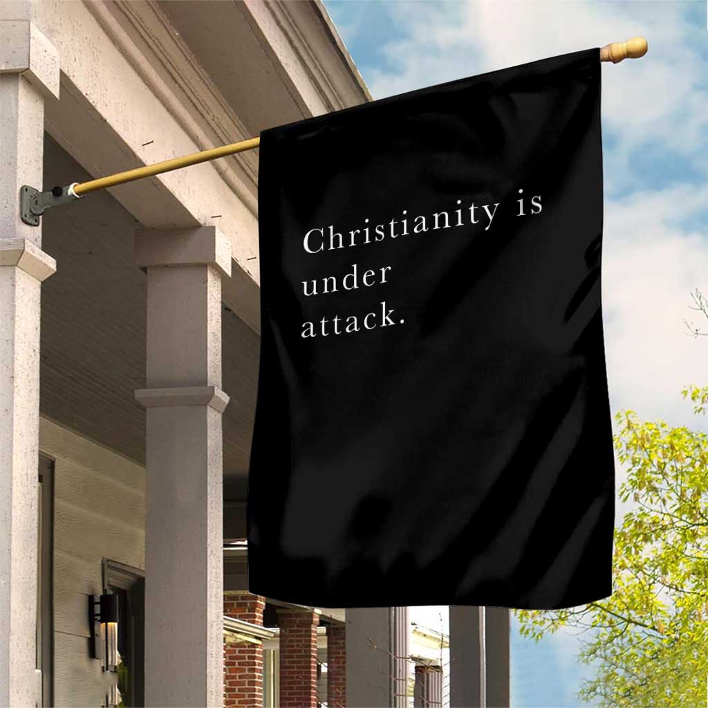 Christianity Is Under Attack Garden Flag Pray for Grand Blanc Michigan Faith Support TS02 Print Your Wear