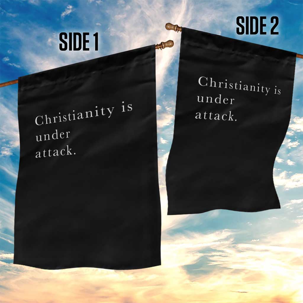 Christianity Is Under Attack Garden Flag Pray for Grand Blanc Michigan Faith Support TS02 Print Your Wear
