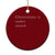 Christianity Is Under Attack Ceramic Ornament Pray for Grand Blanc Michigan Faith Support TS02 1pc Red Print Your Wear