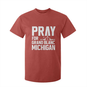 Pray for Grand Blanc Michigan T Shirt For Kid Faith and Community Support TS02 Red Print Your Wear