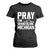 Pray for Grand Blanc Michigan T Shirt For Women Faith and Community Support TS02 Black Print Your Wear