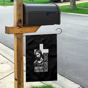 Christianity Is Under Attack Garden Flag Jesus Stand for Faith Michigan Church TS02 Print Your Wear