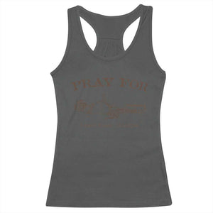Pray for Grand Blanc Michigan Racerback Tank Top Vintage Church Faith Support TS02 Dark Heather Print Your Wear