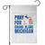 Pray for Grand Blanc Michigan Garden Flag American Flag Christian Support TS02 White Print Your Wear