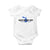 Peace for Grand Blanc Michigan Baby Onesie United Against Hate TS02 White Print Your Wear