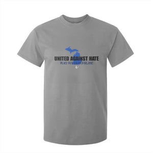 Peace for Grand Blanc Michigan T Shirt For Kid United Against Hate TS02 Sport Gray Print Your Wear