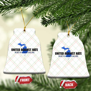 Peace for Grand Blanc Michigan Ceramic Ornament United Against Hate TS02 Print Your Wear