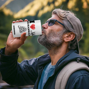 I Love Muhammad 4 in 1 Can Cooler Tumbler Musliam Identity Faith Peace Pride Islamic Calligraphy TS02 Print Your Wear