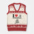 I Love Muhammad V-Neck Knit Sweater Vest Musliam Identity Faith Peace Pride Islamic Calligraphy TS02 Beige Red Print Your Wear