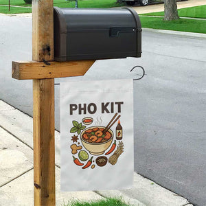 Funny Pho Kit Vietnamese Noodle Pun Garden Flag Ramen Pho Lovers Hilarious Foodie Graphic TS02 Print Your Wear