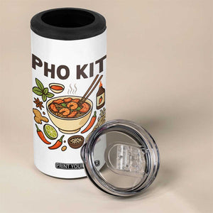 Funny Pho Kit Vietnamese Noodle Pun 4 in 1 Can Cooler Tumbler Ramen Pho Lovers Hilarious Foodie Graphic TS02 Print Your Wear