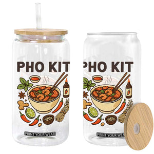 Funny Pho Kit Vietnamese Noodle Pun Glass Can Ramen Pho Lovers Hilarious Foodie Graphic TS02 Print Your Wear