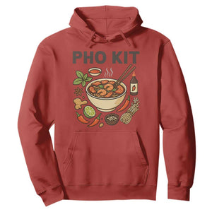 Funny Pho Kit Vietnamese Noodle Pun Hoodie Ramen Pho Lovers Hilarious Foodie Graphic TS02 Red Print Your Wear