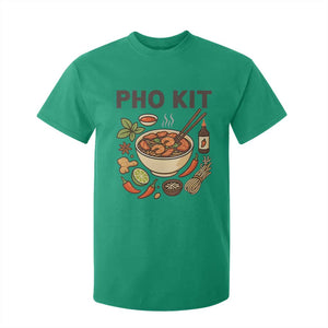Funny Pho Kit Vietnamese Noodle Pun T Shirt For Kid Ramen Pho Lovers Hilarious Foodie Graphic TS02 Irish Green Print Your Wear