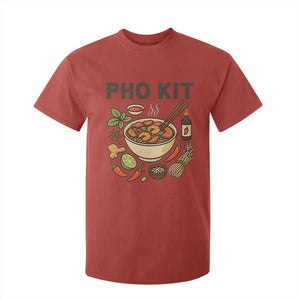 Funny Pho Kit Vietnamese Noodle Pun T Shirt For Kid Ramen Pho Lovers Hilarious Foodie Graphic TS02 Red Print Your Wear