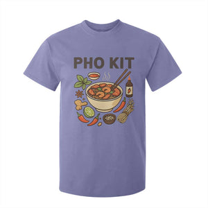 Funny Pho Kit Vietnamese Noodle Pun T Shirt For Kid Ramen Pho Lovers Hilarious Foodie Graphic TS02 Violet Print Your Wear