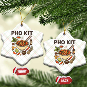 Funny Pho Kit Vietnamese Noodle Pun Ceramic Ornament Ramen Pho Lovers Hilarious Foodie Graphic TS02 Print Your Wear