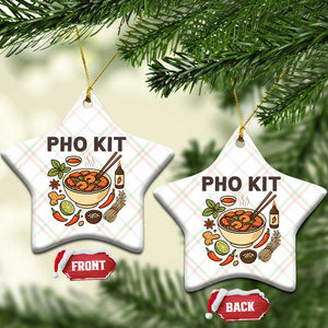 Funny Pho Kit Vietnamese Noodle Pun Ceramic Ornament Ramen Pho Lovers Hilarious Foodie Graphic TS02 Print Your Wear