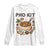 Funny Pho Kit Vietnamese Noodle Pun Long Sleeve Shirt Ramen Pho Lovers Hilarious Foodie Graphic TS02 White Print Your Wear