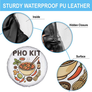 Funny Pho Kit Vietnamese Noodle Pun Spare Tire Cover Ramen Pho Lovers Hilarious Foodie Graphic TS02 Print Your Wear