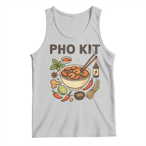 Funny Pho Kit Vietnamese Noodle Pun Tank Top Ramen Pho Lovers Hilarious Foodie Graphic TS02 Ash Print Your Wear