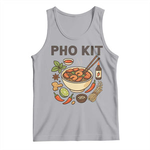 Funny Pho Kit Vietnamese Noodle Pun Tank Top Ramen Pho Lovers Hilarious Foodie Graphic TS02 Athletic Heather Print Your Wear