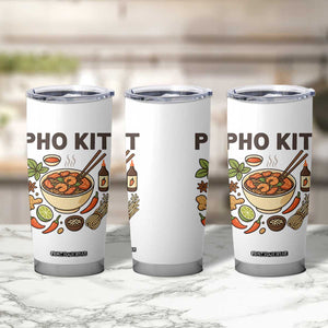 Funny Pho Kit Vietnamese Noodle Pun Tumbler Cup Ramen Pho Lovers Hilarious Foodie Graphic TS02 Print Your Wear