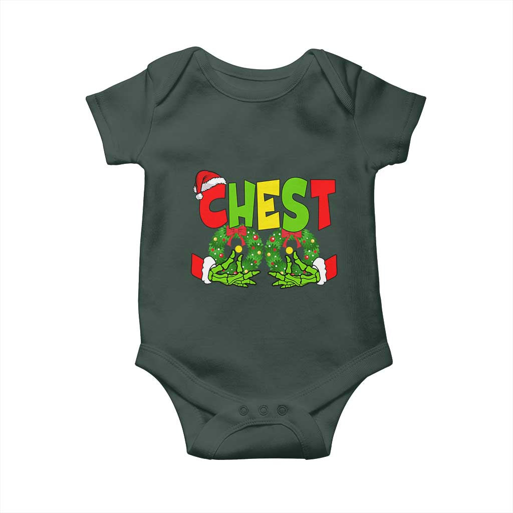 Christmas Couples Baby Onesie Chestnuts Xmas Matching Family Funny Chest Skeleton TS02 Print Your Wear