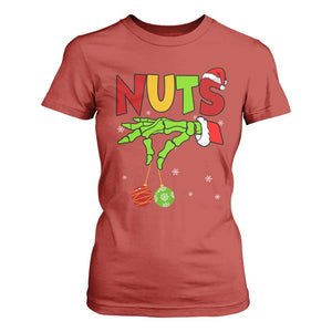 Christmas Couples T Shirt For Women Chestnuts Xmas Matching Family Funny Nuts Skeleton TS02 Red Print Your Wear